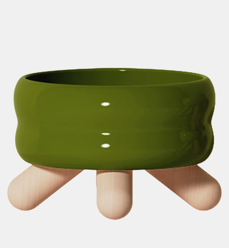 Ceramic Elevated Water Bowl