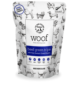 WOOF Beef Green Tripe with Green Mussel