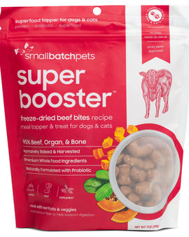 Small Batch Pets Super Booster Freeze Dried Beef Bites