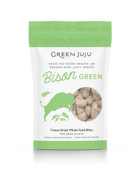 Green Juju Freeze Dried Bison Green Whole Food Bites 2.5oz