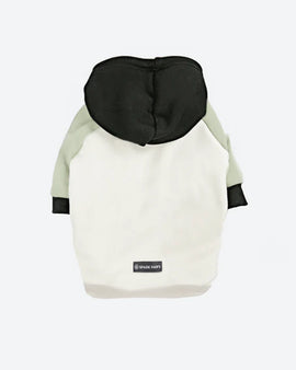 Olive Cream Dog Hoodie - Size S/M