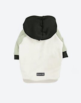 Olive Cream Dog Hoodie - Size S/M