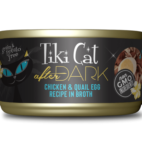 Tiki Cat After Dark Chicken & Quail Egg in Broth