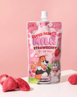 Super Paw Pet Milk Single Pack (Strawberry) 150mL