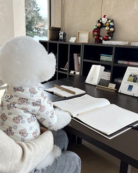 Teddy Bear Down Jacket One-Piece