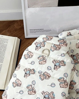 Teddy Bear Down Jacket One-Piece