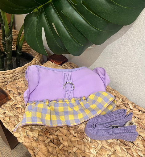 Plaid Dress Harness Set