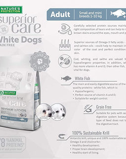 Nature's Protection White Dogs Grain Free - White Fish Adult 1.5kg